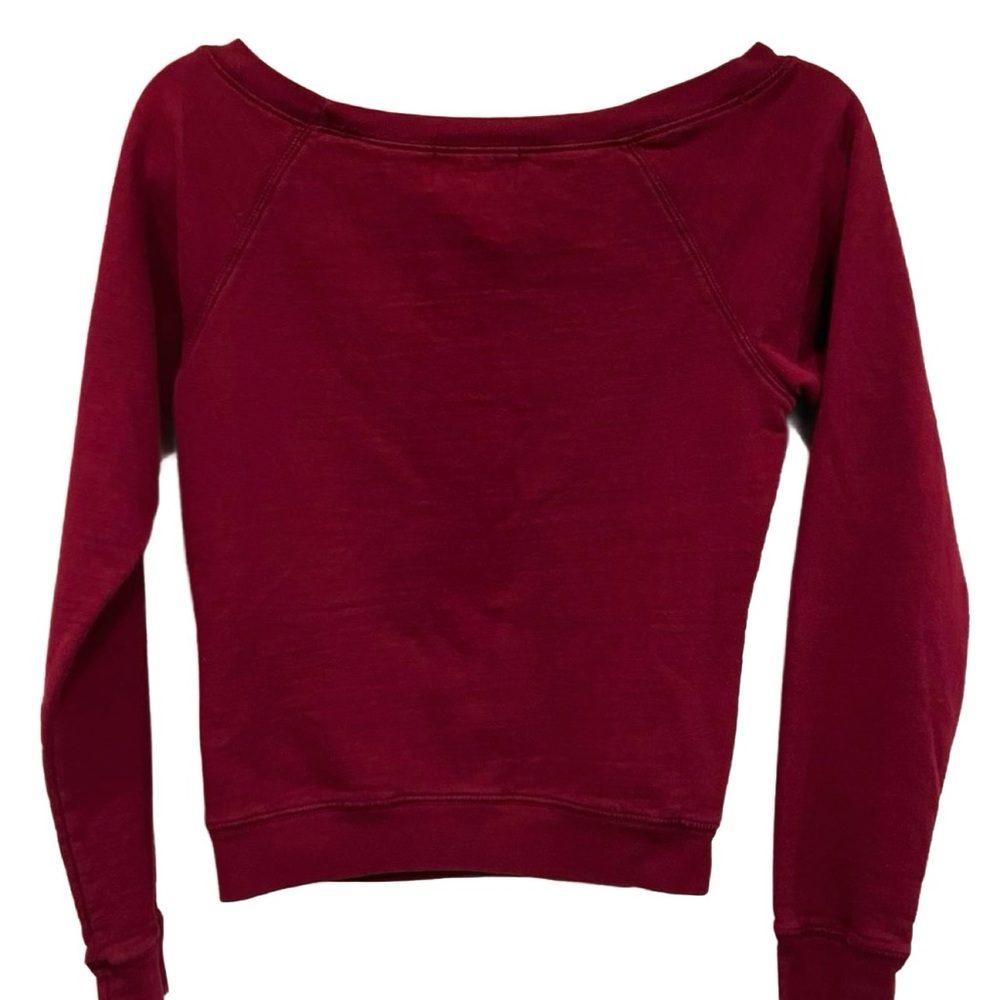 Juicy Couture Burgundy ‘Couture Royalty’ Cotton Sweatshirt, Women’s Small - Picture 2 of 12